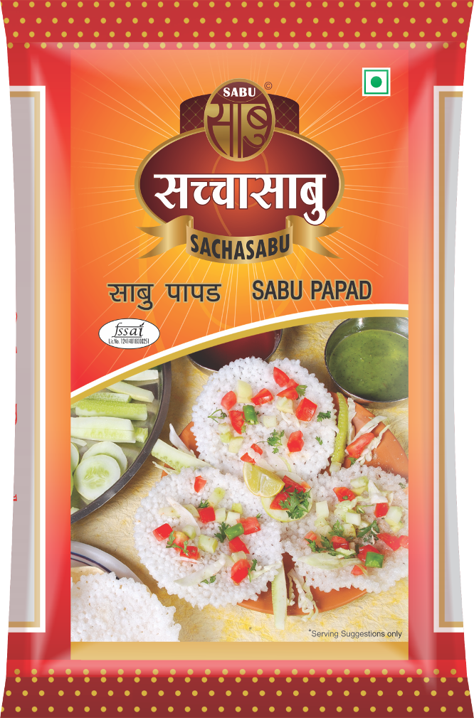 Sachasabu Sabu Papad Packet 480g